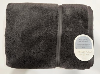 Spa Plush Towel in Gray by Threshold