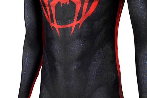 Miles Morales Suit The Across Spider-Verse Spiderman Jumpsuit Cosplay Costume - Picture 16 of 22
