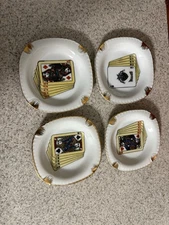 Vintage, Poker Ashtray Set made in Japan.