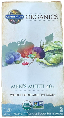 #ad #ad Garden of Life Organics Men#x27;s Multi 40 Whole Food Multivitam 120 Tablets NEW $32.00