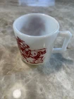 Vintage Hazel Atlas Milk Glass Davy Crockett Coffee Mug Small (Child's Size)