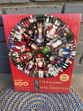Springbok 500 Pc Puzzle Nutcracker Round Christmas SEALED