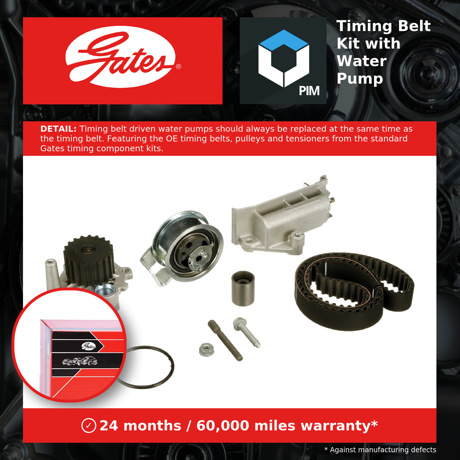 GATES PowerGrip Kit + Waterpump KP25569XS-2 - Image 10