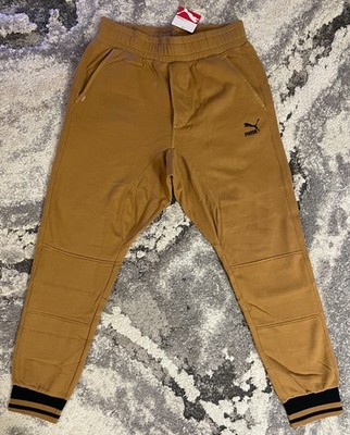 Puma Men's Clash Jogger Sweat Pant (Brown Bistre, Medium, M)