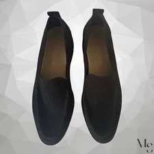 $229 ROTHY'S Lug Loafer Womens Flat Oxford Herringbone Black Merino Wool S: 7.5