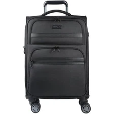  Softside Expandable Carry On Luggage with Spinner Wheels & Built-in TSA Lock, 