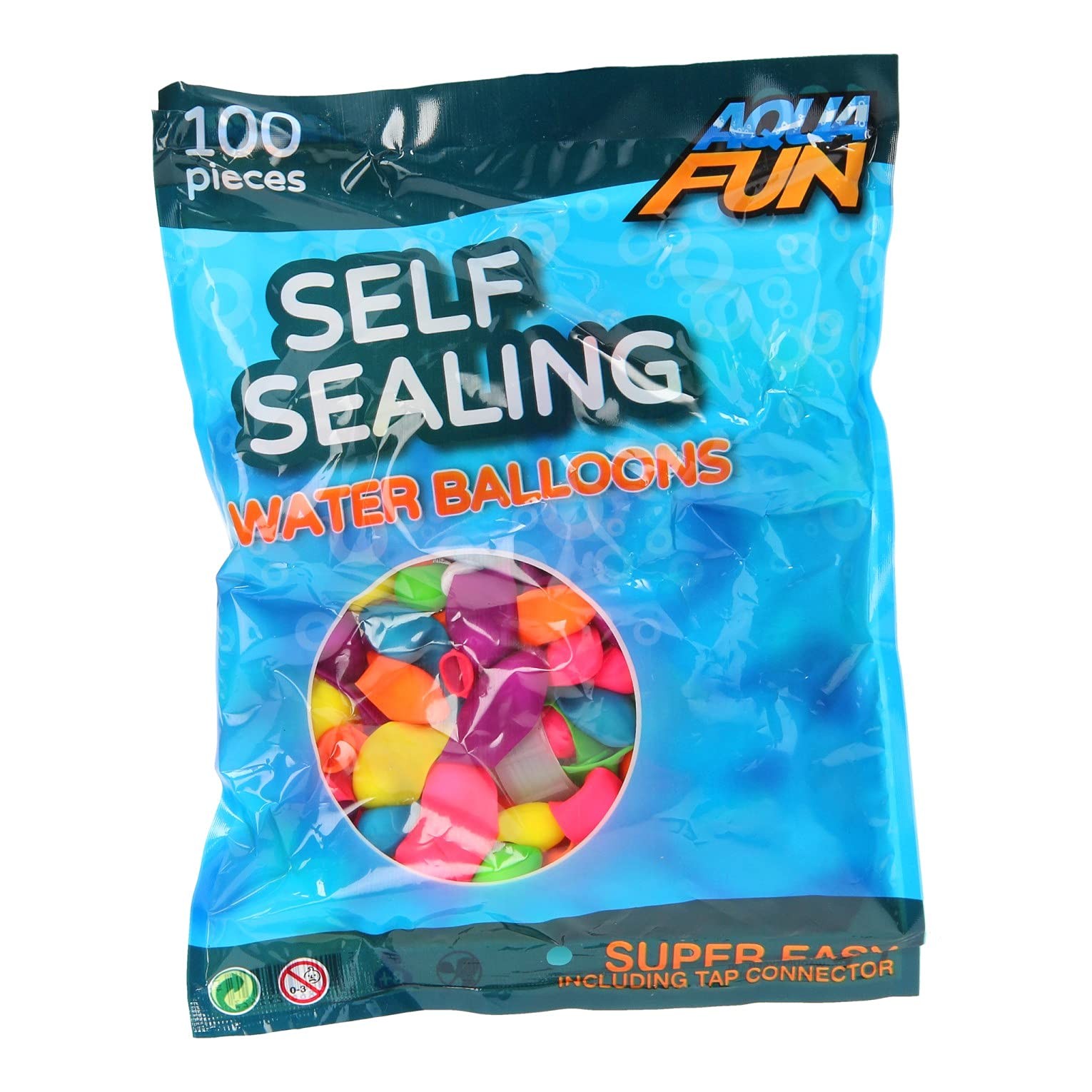 TOYS - Aqua Fun 100 zelfsluitende Waterbommen in zak 1 TOYS 2690₽