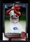 2025 Bowman Chrome Rainiel Rodriguez Auto 1st Prospect #CPA-RR Cardinals