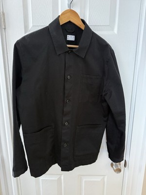 Asket, The Overshirt, Men s Size Medium Regular, Black