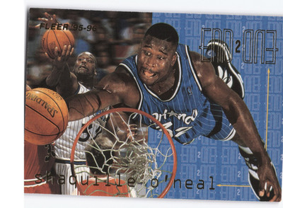 1995-96 Fleer End to End #14 Shaquille O'Neal