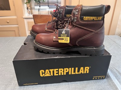 CAT Second Shift Tan Men s Work Boot*BNIB