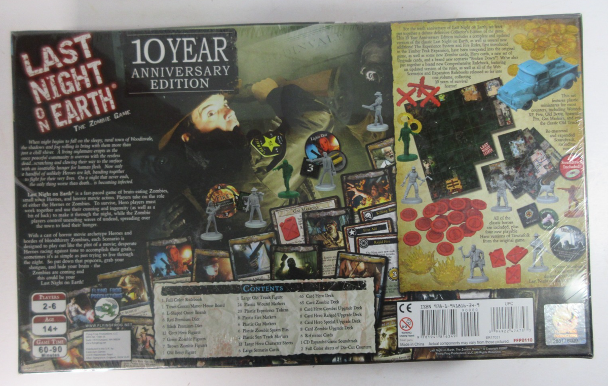 ボードゲーム ラストナイト・オン・アース 10周年記念 基本セット 英語版 Amazon.co.jp: ボードゲーム ラストナイト・オン・アース 10周年