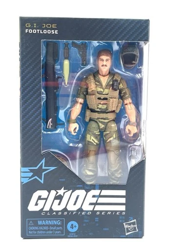 Hasbro G.IJoe Classified Series Footloose #156 Boxed 6 Inch