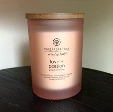 Chesapeake Bay® Candle Mind & Body Medium Jar Love Passion Grapefruit Mango