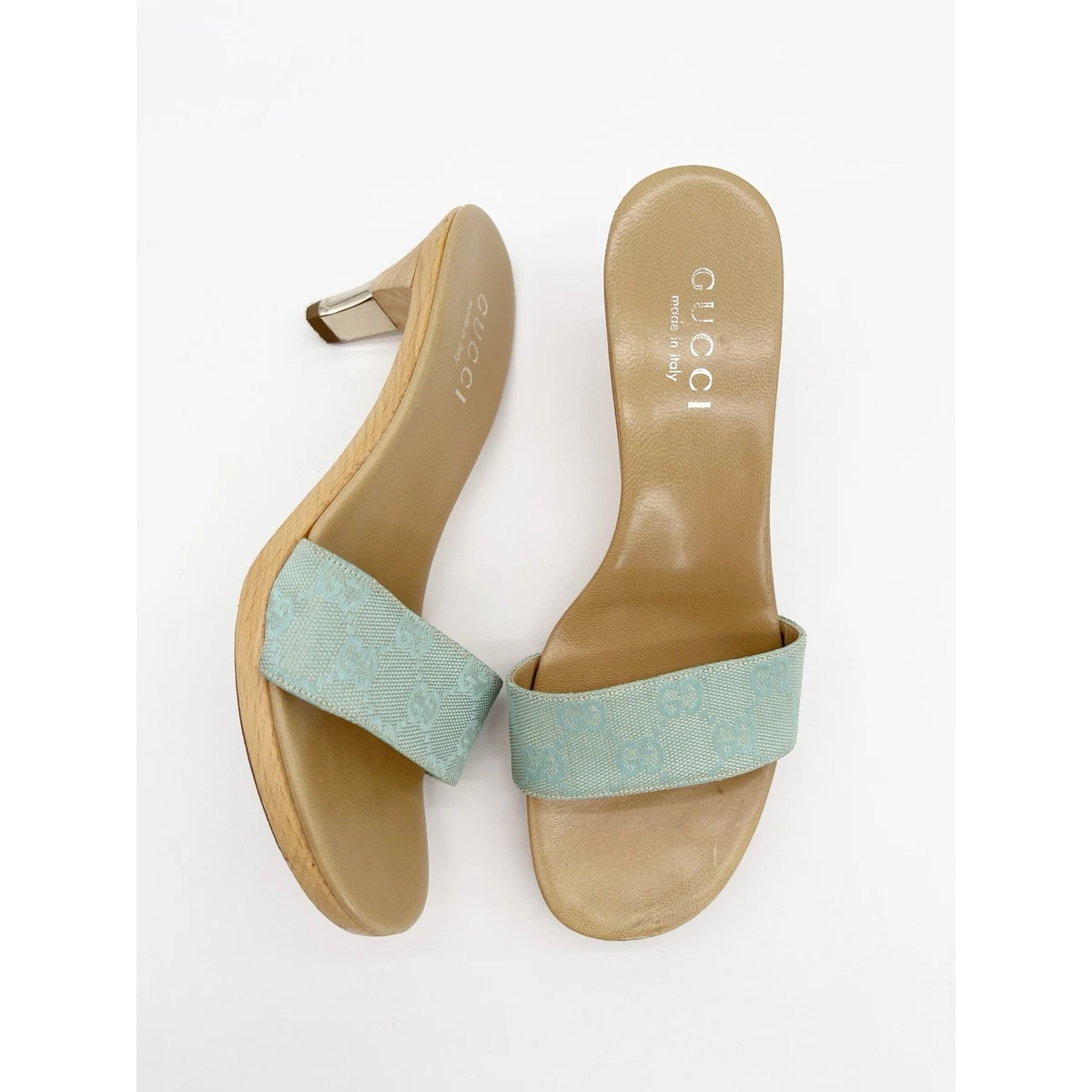 Gucci Solid Kitten Heel Sandals for Women for sale | eBay