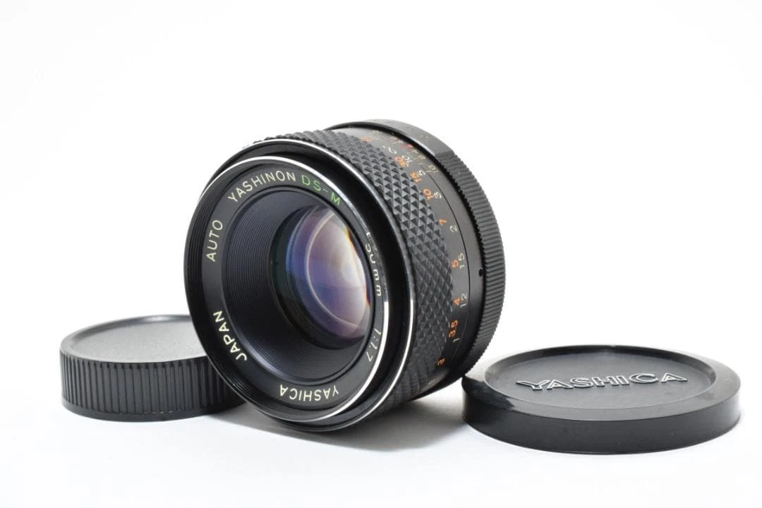 Yashica Camera Lenses 50mm Focal f/1.7 Maximum Aperture for sale