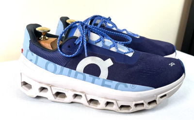 Sz 11 - ON CLOUD Cloudmonster Womens Tec Acai Lavender Blue Running Shoes