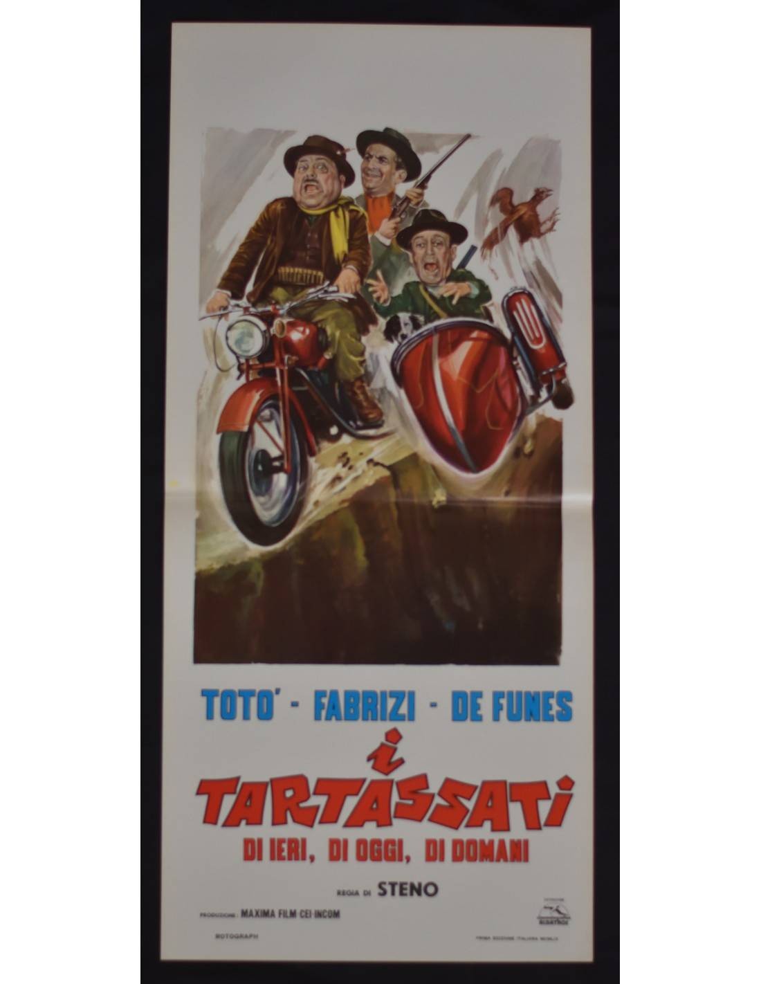 Locandina originale film I tartassati (1959) - Regia di Steno