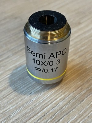 Microscope infinity plan- achromat objective Semi-APO 10x/0.30
