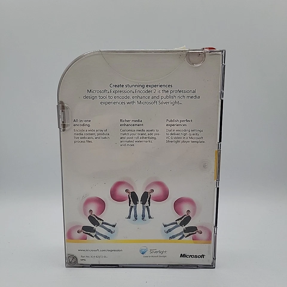 Microsoft Expression Encoder 2 for Windows X14-62172-01 Silverlight 2008 - Image 3 of 4