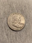 1954-D Franklin Half Dollar 90% Silver US Coin