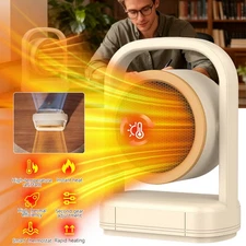 Portable Electric Space Heater Garage Hot Air Heating Fan for Indoor Room Office