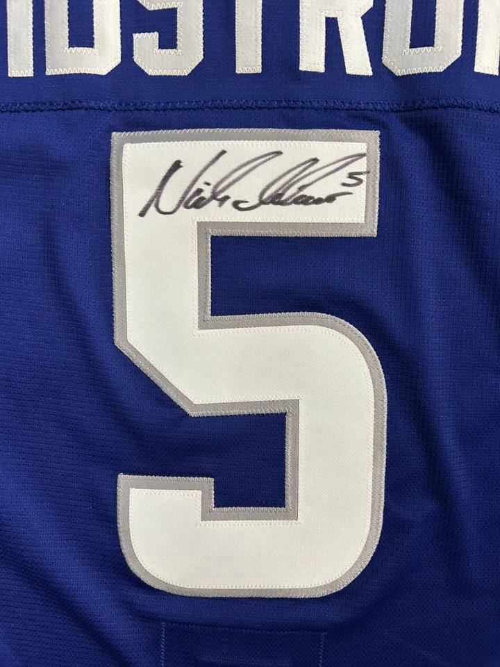 Camiseta Lidstrom FIRMADA NHL All Star Game. Hecho en Canadá (MIC) Foto 4 de 4