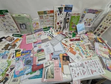 Large Lot Scrapbook Junk Journal Stickers Embelishments Winter Holiday Wedding