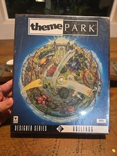 Theme Park Big Box Game (PC, 1994) Bullfrog EA CD-ROM Designer Series