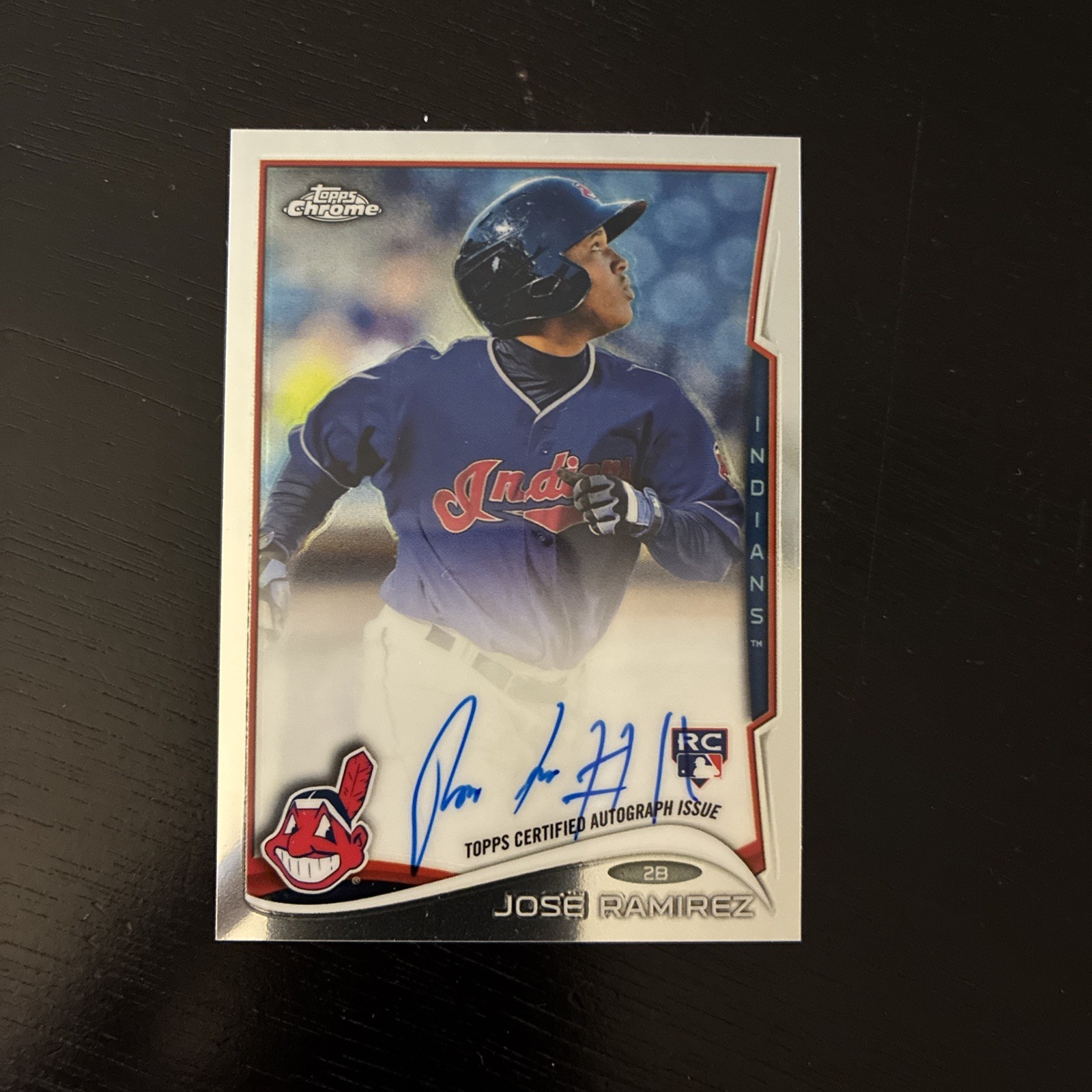 2014 Topps Chrome - Jose Ramirez Rookie Auto #45