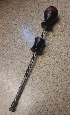 Vintage ANTIQUE Archimedes Hand Drill - Medium 9''