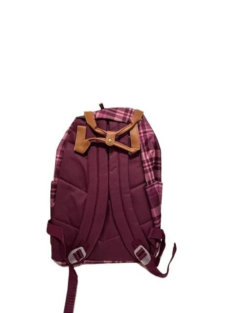 Mochila xadrez Trailmaker Blackberry com bolso para laptop 15,6", roxa - Imagem 4 de 4