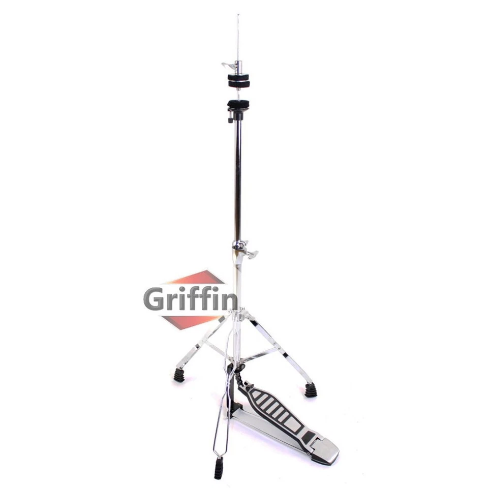Paquete de herrajes con soporte para platillos Griffin | Montaje de batería de percusión de tamaño completo Foto 3 de 4
