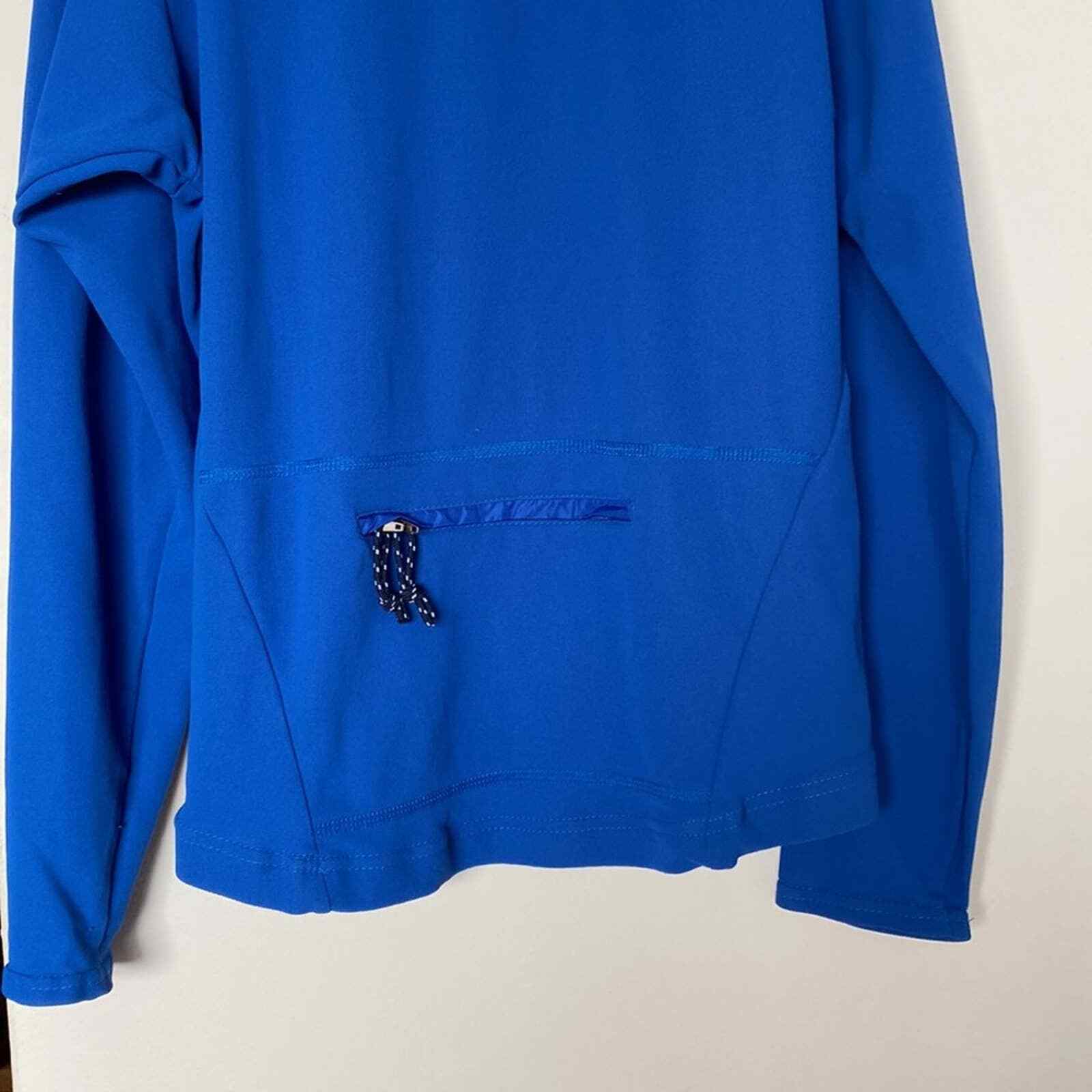 Patagonia 1/4 Zip Pullover Size M Blue Polyester … - image 10