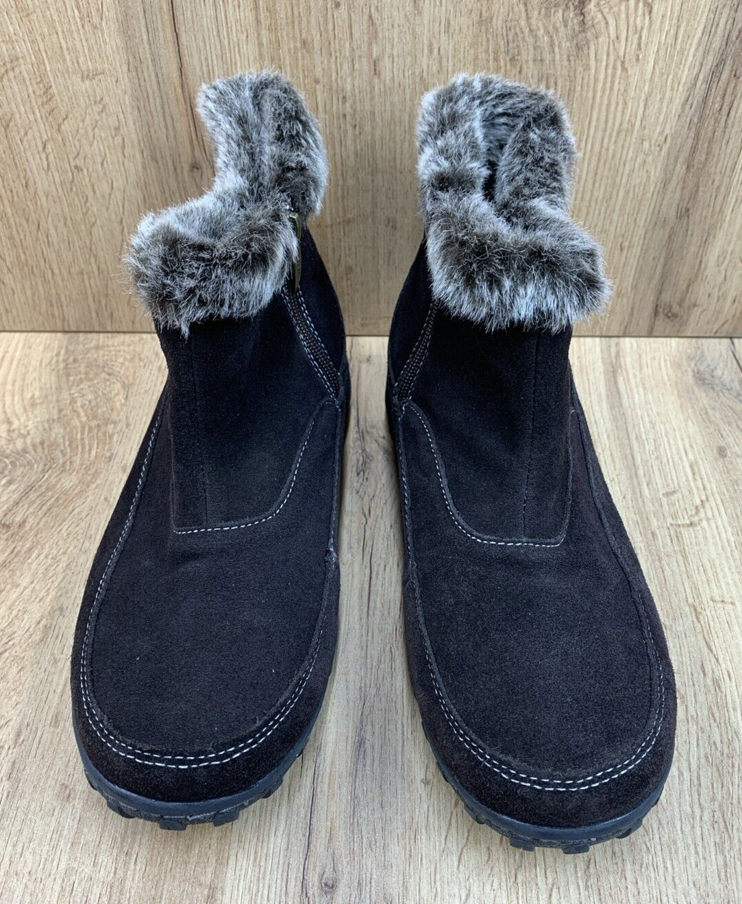 SAOLA Stivali donna Khombu Gracie taglia 9 foderati in pelliccia sintetica scamosciata tomaia suola flessibile Gorpcore