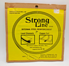 Strong Line Internal Steel Reinforcement Lead Channels Copper Foil Stained Glass