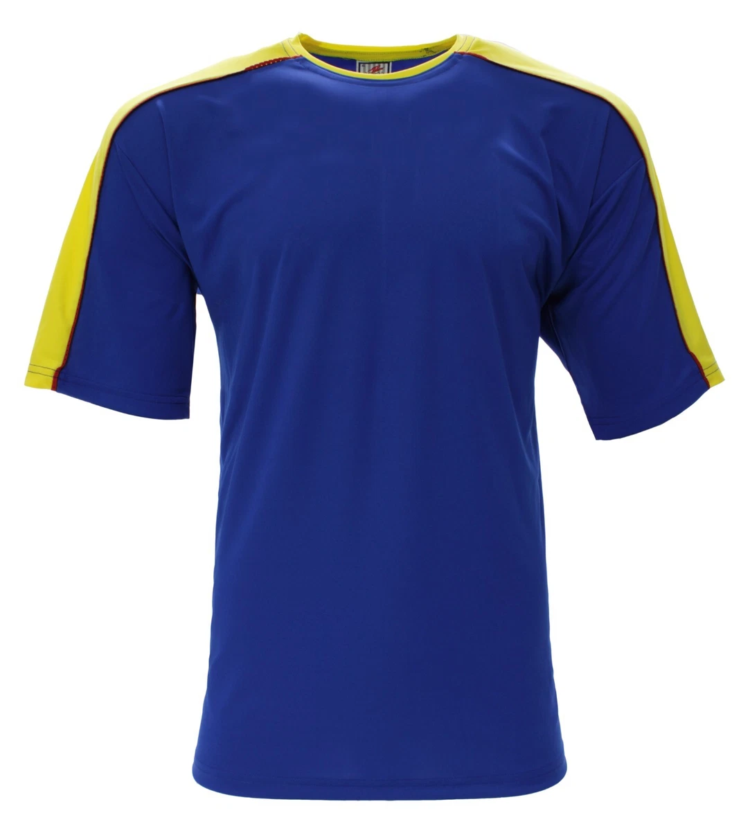 Royal blue and store yellow jersey