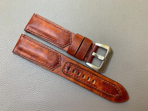 Wholesale High Fashion Pig Skin Leather 22 mm Wristwatch Band KC1793_K0032474 main image 1