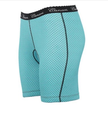 Women's Gel Lined Cycling Shorts, Canari Crazy Lily Liner Shorts, SZ S  Polka Dot