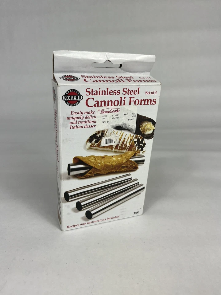 Norpro Set of 4 Stainless Steel Cannoli Forms - Image 2 of 2