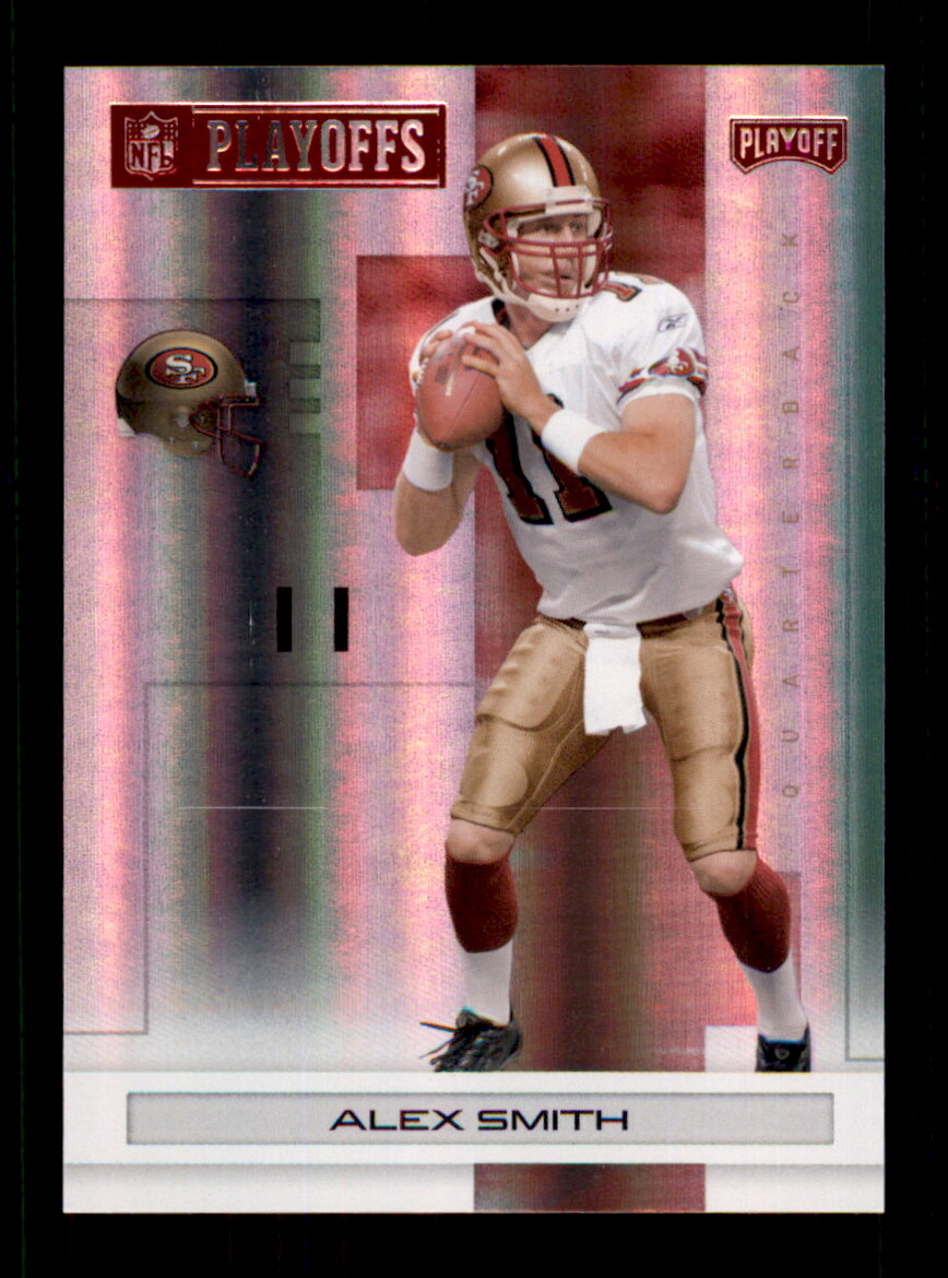 2007 Playoff NFL Playoffs #85 Alex Smith Red Holofoil #/125