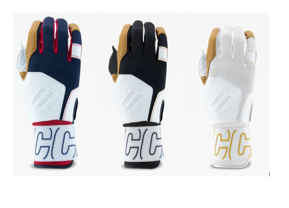 2024 Men's Marucci Blacksmith Baseball Batting Gloves Adult Heavy Duty