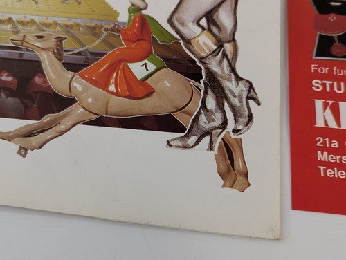 1985 Kentucky Derby Horse & Camel Racing Amusements Machine Flyer & Folder - Foto 7 di 20