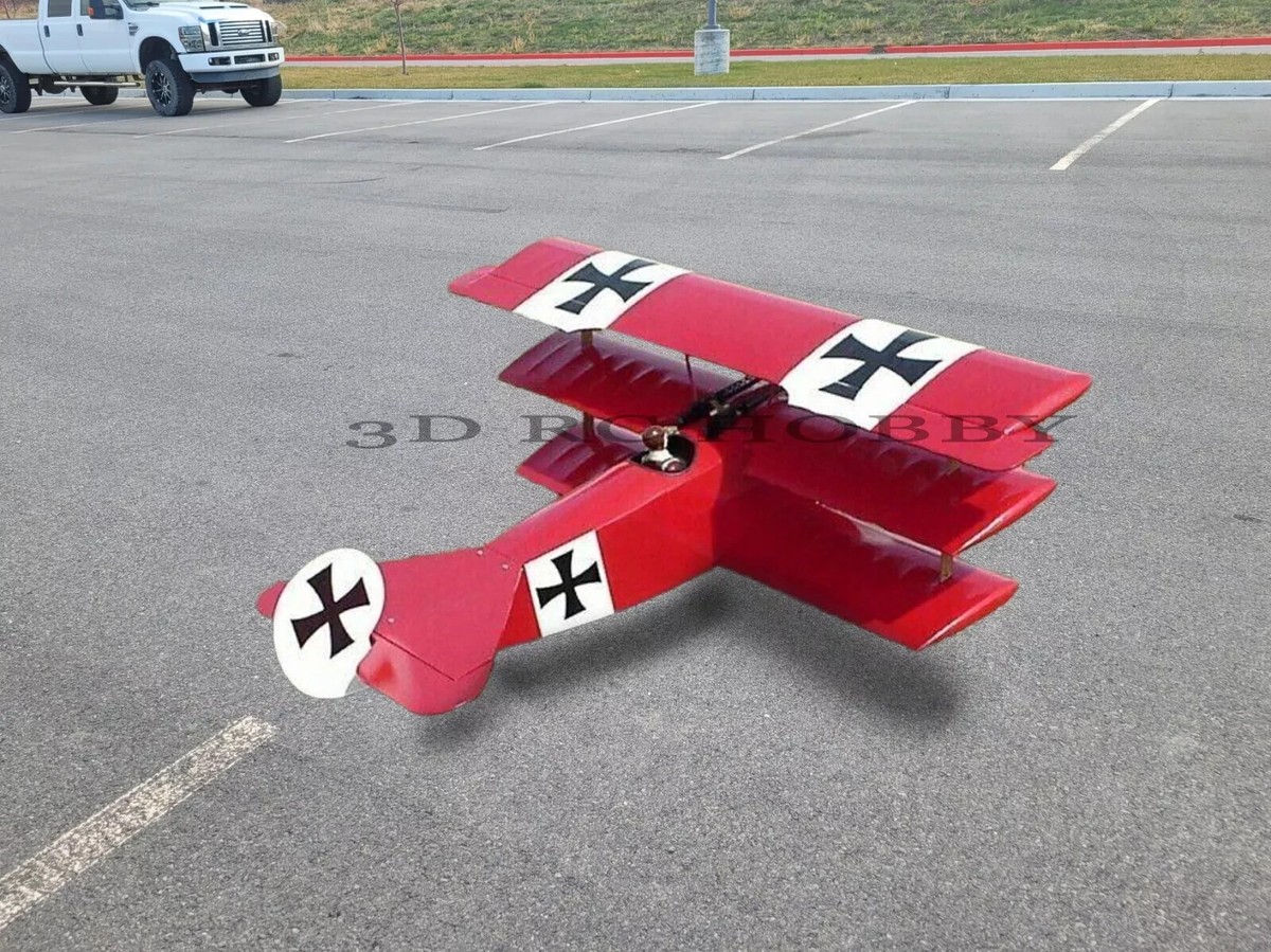 Remote Control Rc Fokker Triplane Red Baron Remote Control Plane Top