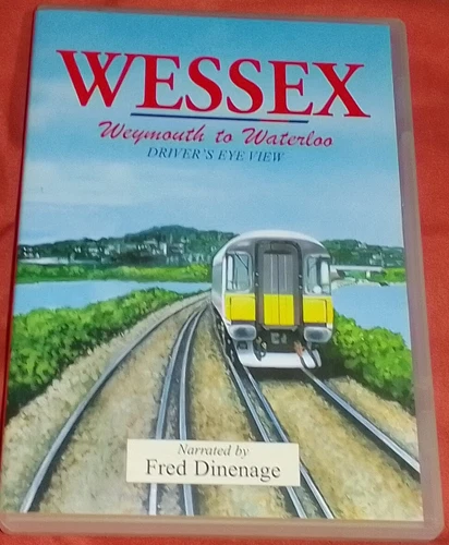 Wessex Weymouth to Waterloo Driver's Eye View Railway DVD. Free P&P!