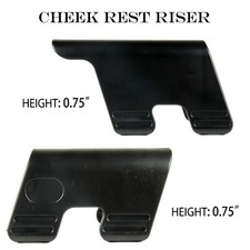 Tactical Cheek Rest Riser For Buttstock - Hight 1.25" and 0.75" 2pcs combo
