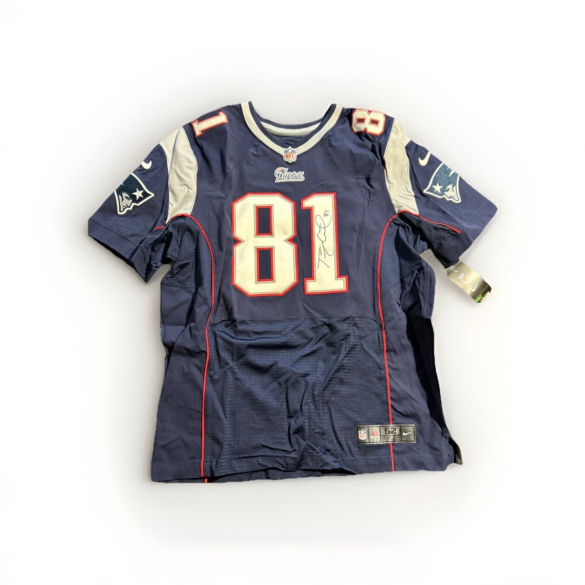 レアNIKE インテルミラノ アウェイボーダーシャツ 25年前当時物 希少UK製 Nike On Field New England Patriots Jersey signed front & back by