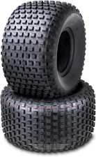 2 WANDA 22X11-8 ATV Tires  22x11x8 4PR 10032 Knobby Warranty Fast Shipping