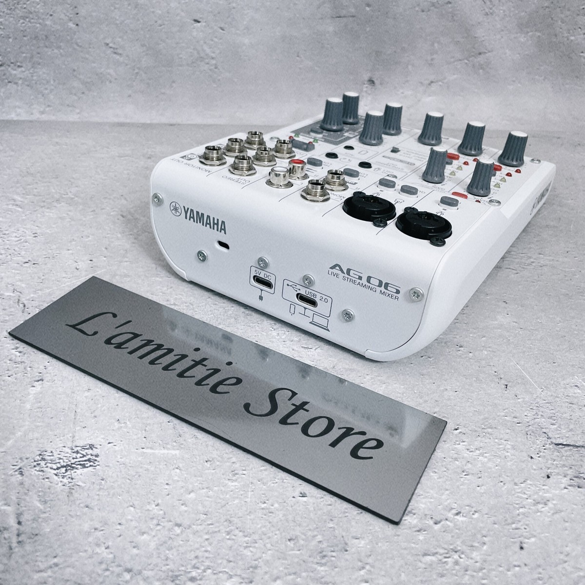 YAMAHA AG06MK2 W 6ch Live Streaming Mixer White AG 06 AG06 MK2