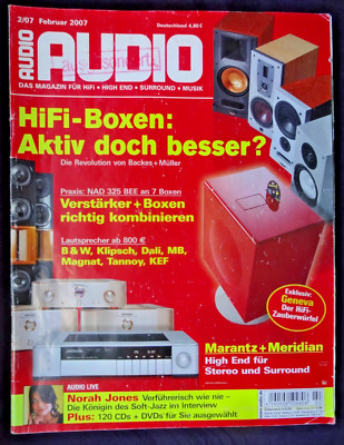 AUDIO 2/07,  PIONEER D 6,NAD C 525 BEE,GENEVA L/XL,B&W MT 20,KEF KHT 3005,IQ 7,5